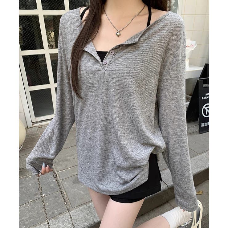 ヘンリーネックルーズロンT【SHOPLIST限定 新作 春 夏 秋】 | SEU | 詳細画像16 