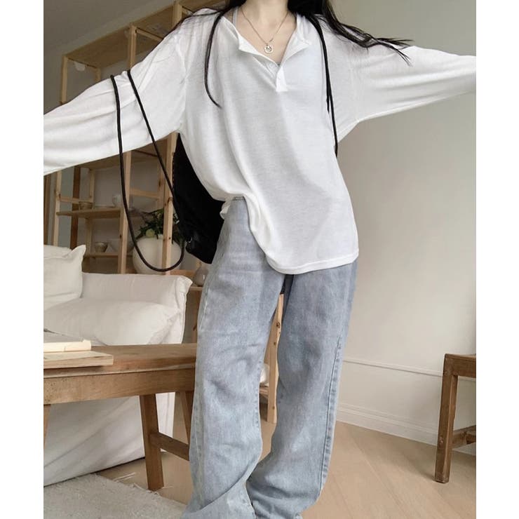 ヘンリーネックルーズロンT【SHOPLIST限定 新作 春 夏 秋】 | SEU | 詳細画像13 
