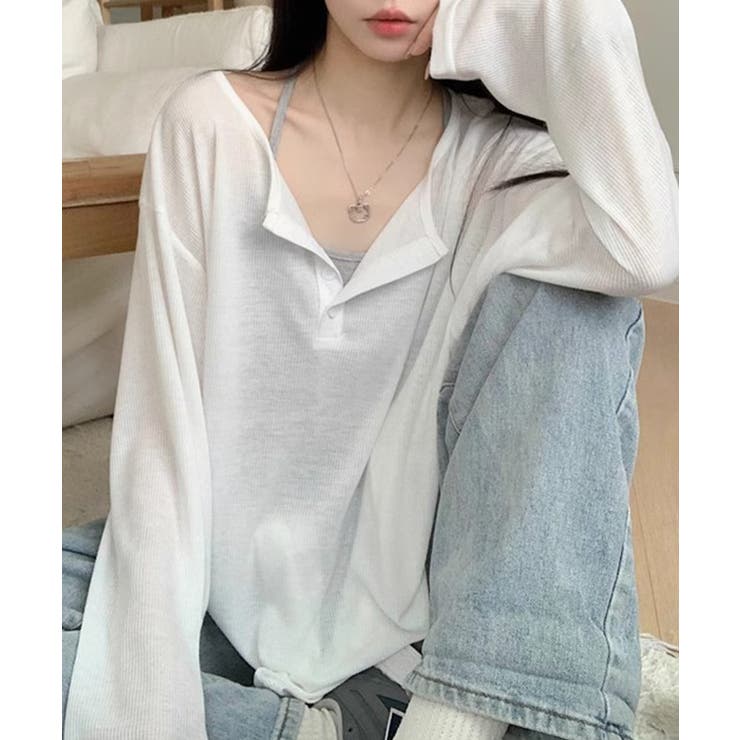 ヘンリーネックルーズロンT【SHOPLIST限定 新作 春 夏 秋】 | SEU | 詳細画像14 