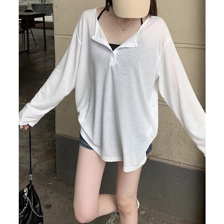 ヘンリーネックルーズロンT【SHOPLIST限定 新作 春 夏 秋】 | SEU | 詳細画像3 
