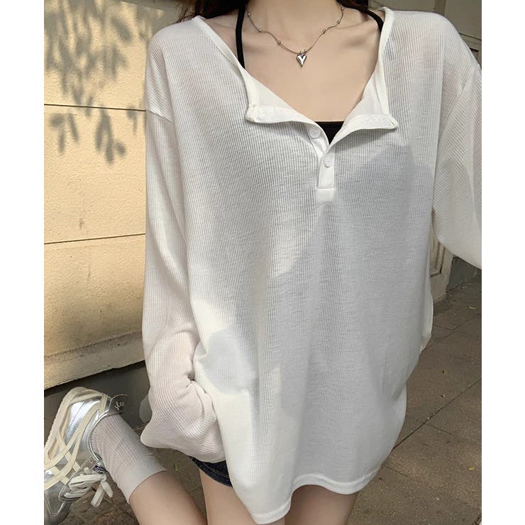 ヘンリーネックルーズロンT【SHOPLIST限定 新作 春 夏 秋】 | SEU | 詳細画像5 