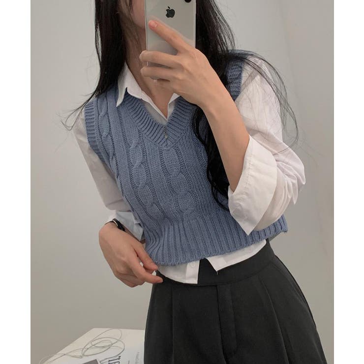 ショート丈ベーシッククロップドシャツ【SHOPLIST限定 新作 春 夏 秋】 | SEU | 詳細画像6 