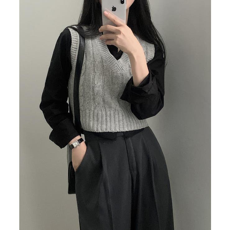 ショート丈ベーシッククロップドシャツ【SHOPLIST限定 新作 春 夏 秋】 | SEU | 詳細画像10 