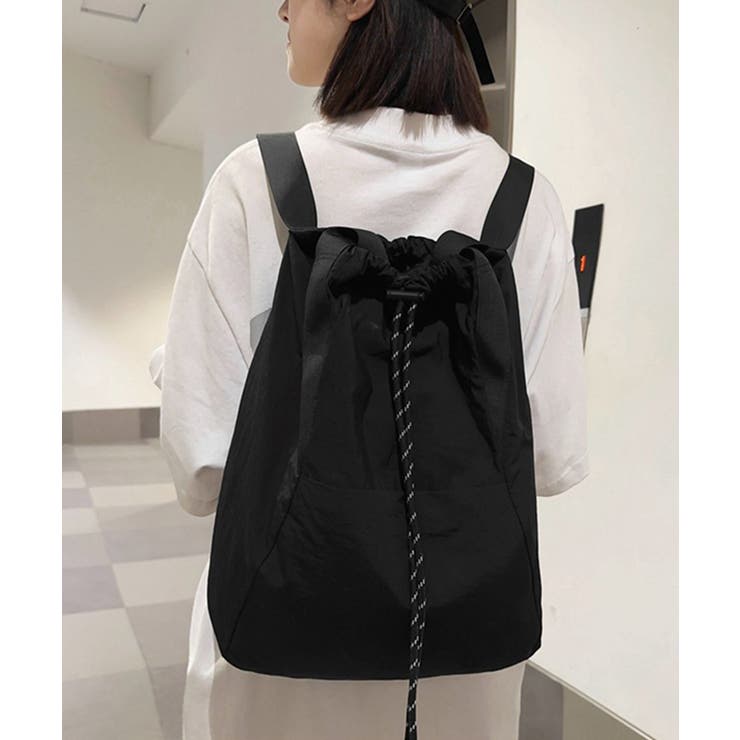 【男女兼用】【3WAY】軽量ナイロンドローストリングバックパック【SHOPLIS… | SEU | 詳細画像10 