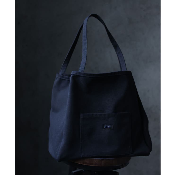 ブラック | 綿100％キャンバストートバッグ | SAISON DE PAPILLON 