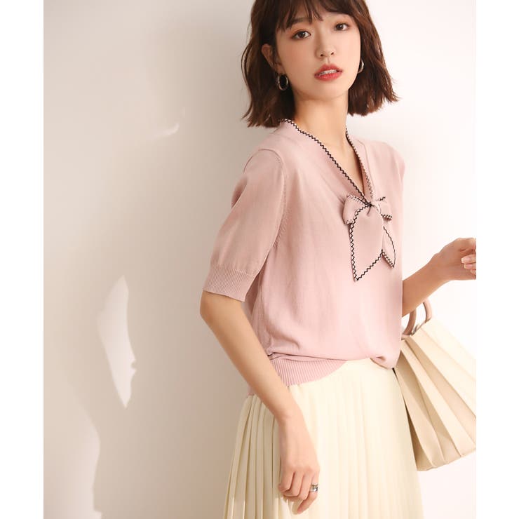 サマーニット 春 夏 品番 Dssw Saison De Papillon セゾン ド パピヨン のレディースファッション通販 Shoplist ショップリスト