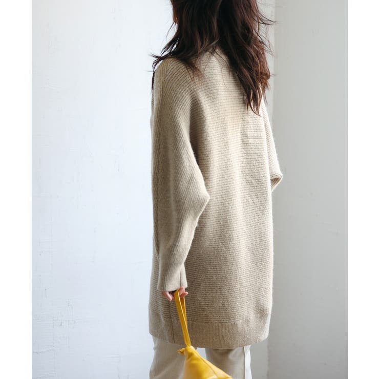 カジュアルハイネックニットチュニック | SAISON DE PAPILLON  | 詳細画像6 