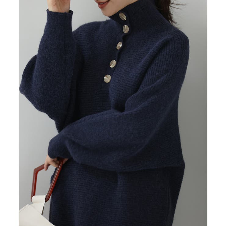 カジュアルハイネックニットチュニック | SAISON DE PAPILLON  | 詳細画像19 