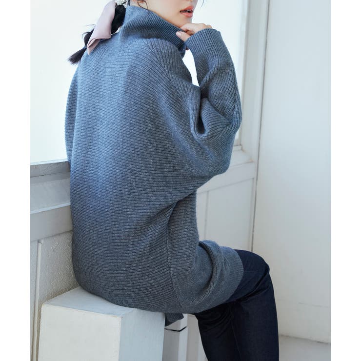 カジュアルハイネックニットチュニック | SAISON DE PAPILLON  | 詳細画像28 