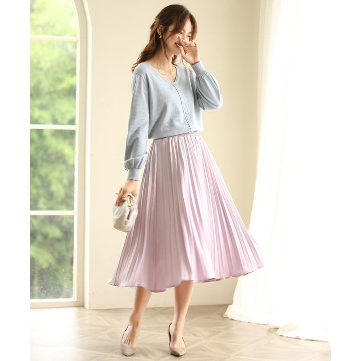 プリーツスカート 秋 冬 | SAISON DE PAPILLON  | 詳細画像18 