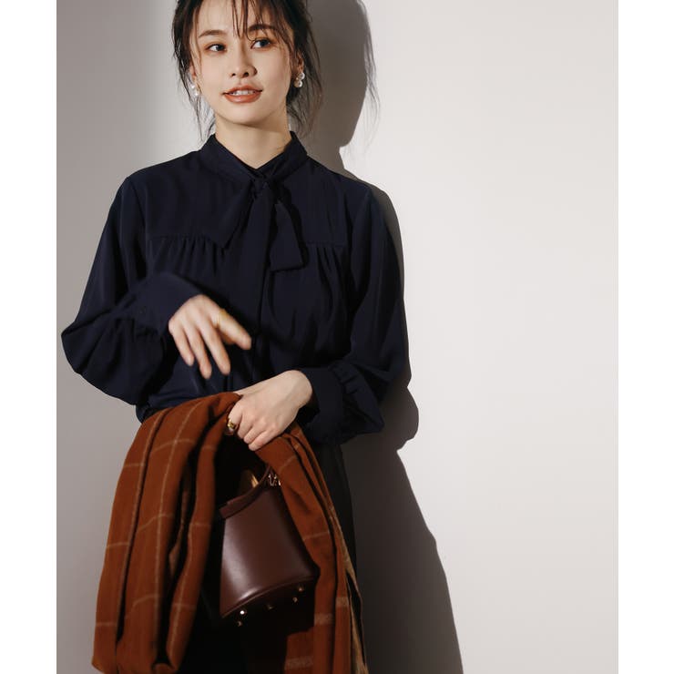 リボンタイシャーリングブラウス | SAISON DE PAPILLON  | 詳細画像22 