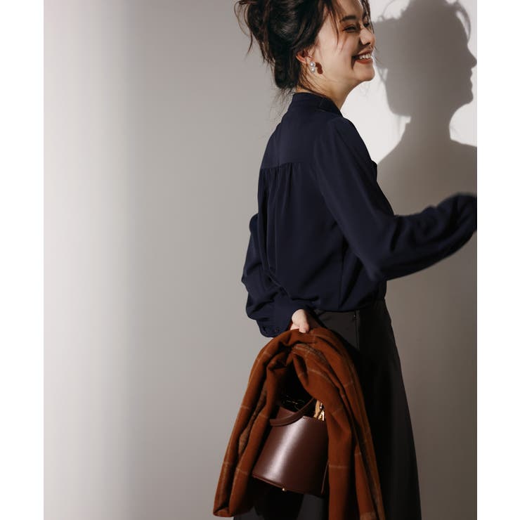 リボンタイシャーリングブラウス | SAISON DE PAPILLON  | 詳細画像24 