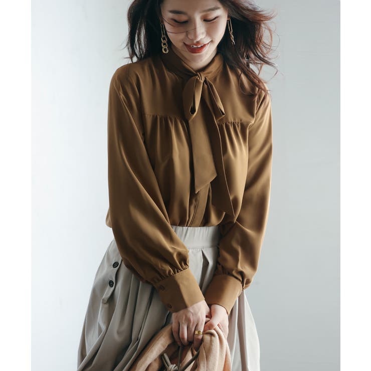 リボンタイシャーリングブラウス | SAISON DE PAPILLON  | 詳細画像32 