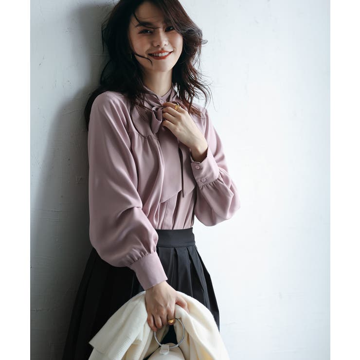 リボンタイシャーリングブラウス | SAISON DE PAPILLON  | 詳細画像41 