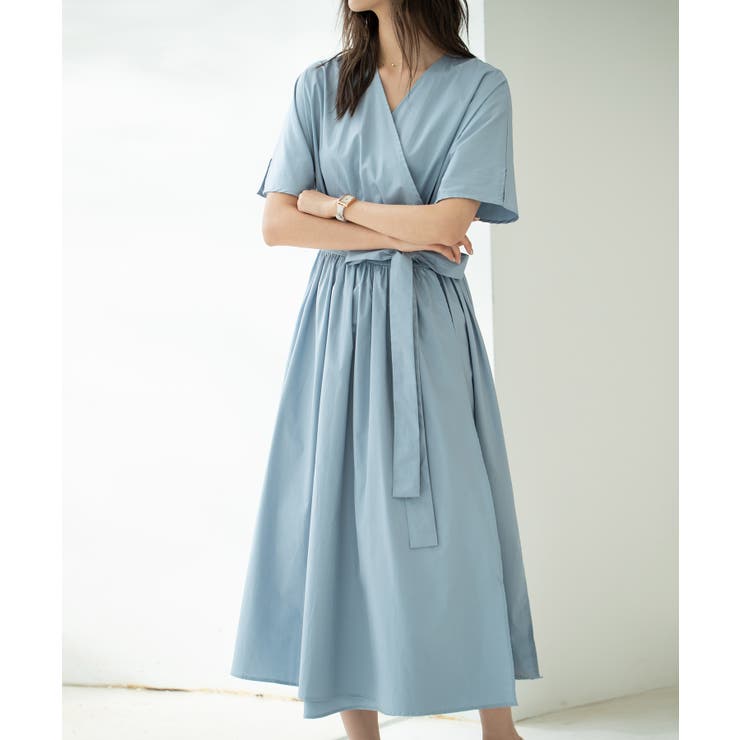 ラップワンピース 春 夏 品番 Dssw Saison De Papillon セゾン ド パピヨン のレディースファッション通販 Shoplist ショップリスト