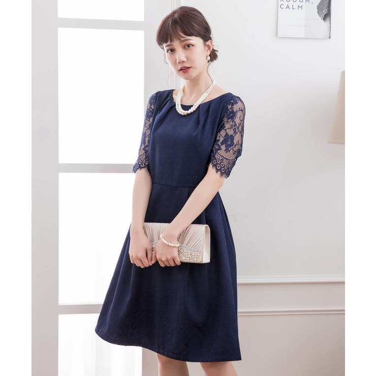 結婚式 ワンピース 厚手[品番：DSSW0000340]｜DRESS+（ドレスプラス）のレディースファッション通販｜SHOPLIST（ショップリスト）