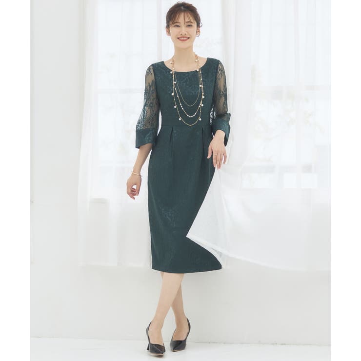 結婚式 パーティードレス 大きいサイズ[品番：DSSW0001233