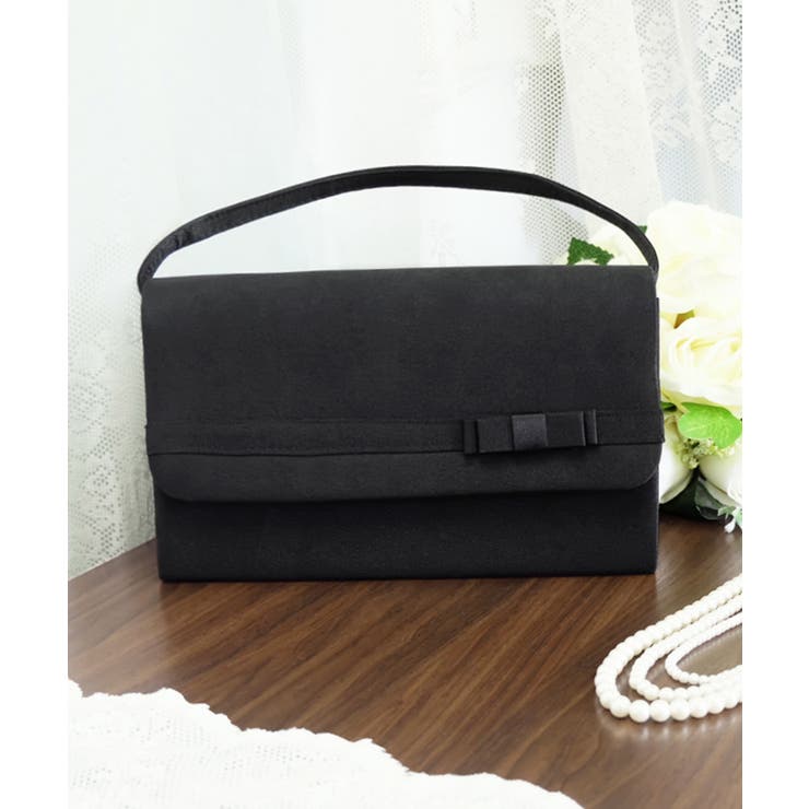 ブラック | バッグ パーティーバッグ クラッチバッグ | DRESS+