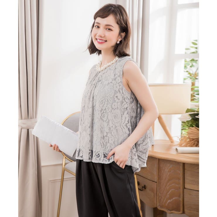 結婚式セットアップ パンツドレス 体型カバー | DRESS+ | 詳細画像12 
