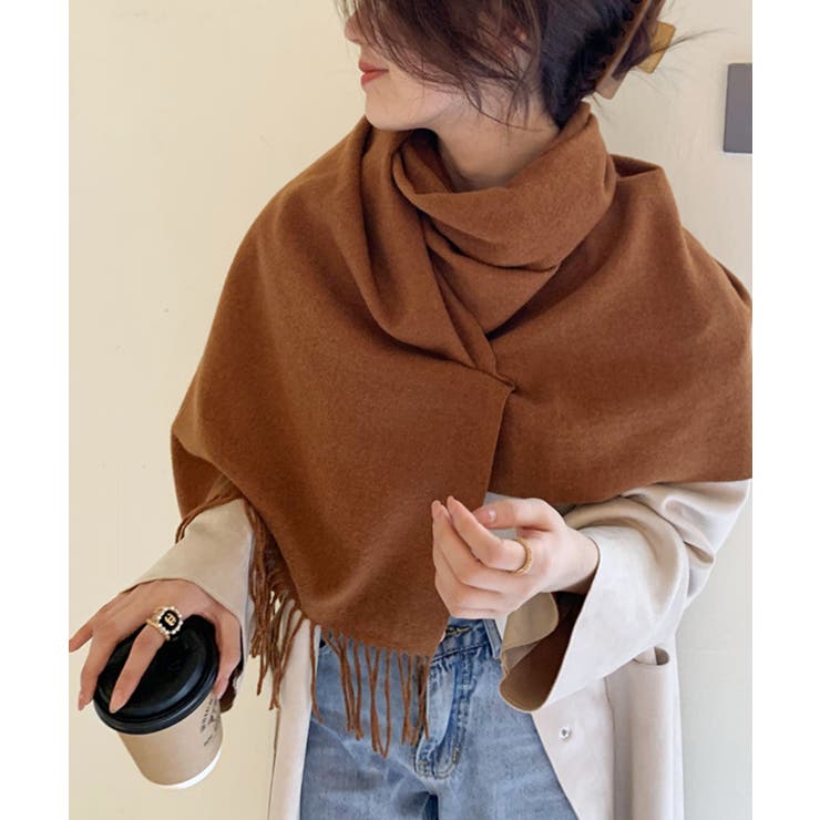 ストール リバーシブル 厚手 | DRESS+ | 詳細画像10 