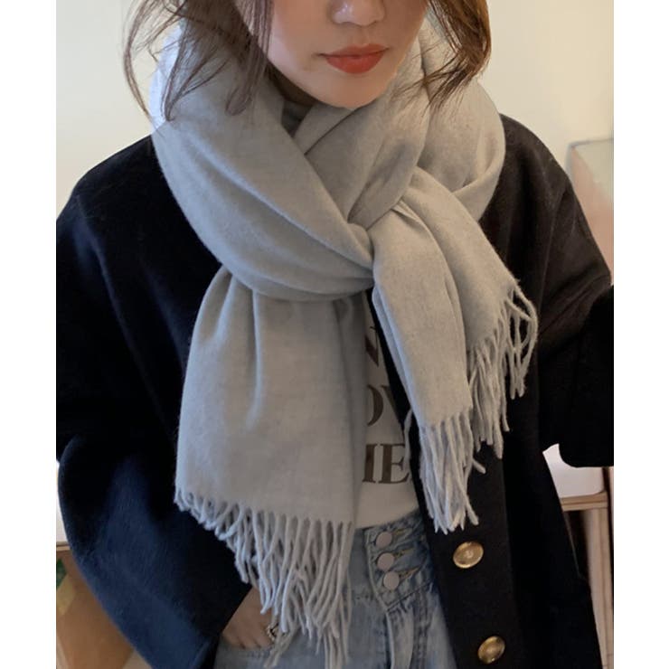 ストール リバーシブル 厚手[品番：DSSW0002219]｜DRESS+（ドレス