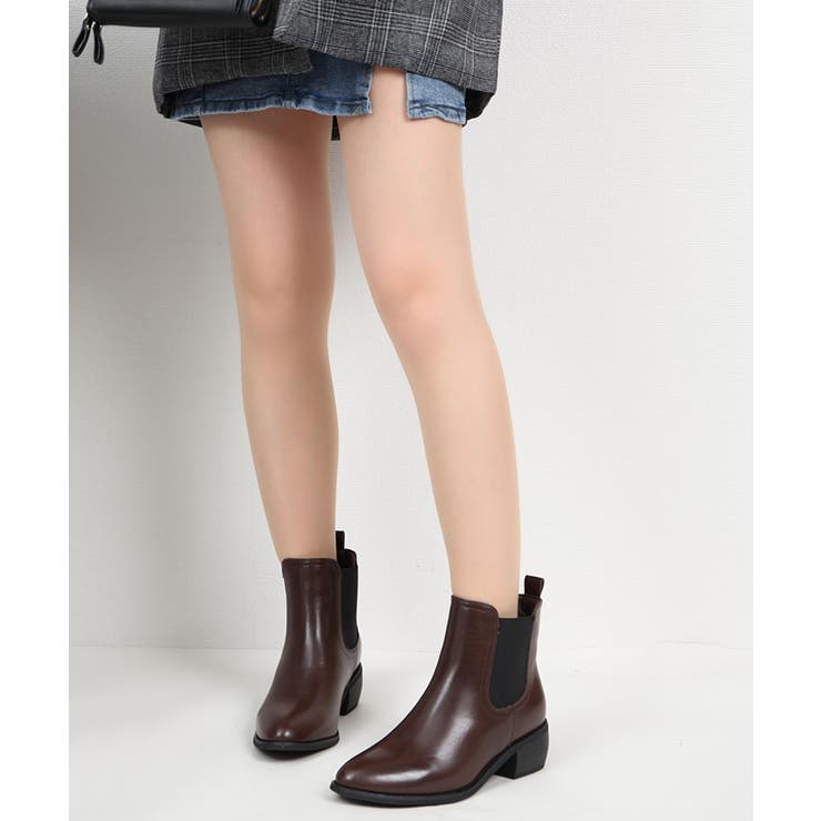 22cm 24 5cm】サイドゴアショートブーツ[品番：DSSW0004283]｜SEU