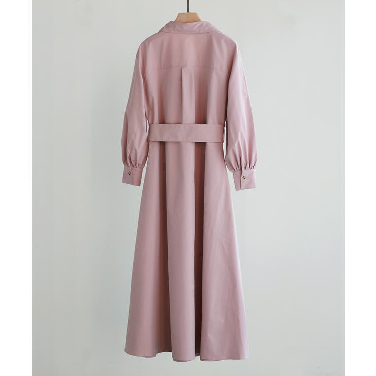 ベルト付きロングシャツワンピース[品番：DSSW0004020]｜SAISON DE