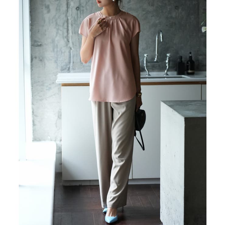 代引き人気 前後2wayフレンチスリーブブラウス[品番：DSSW0004173]｜SAISON トップス