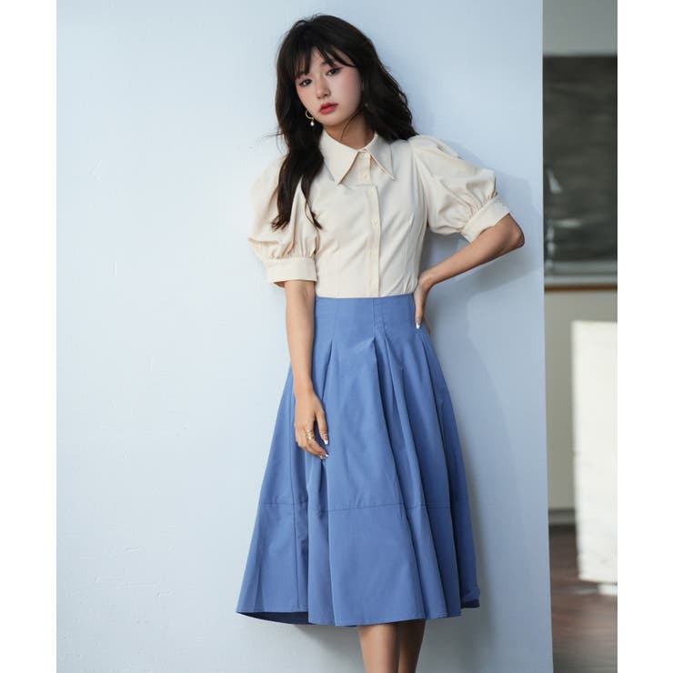 パワーショルダースタイルアップブラウス | SAISON DE PAPILLON  | 詳細画像22 