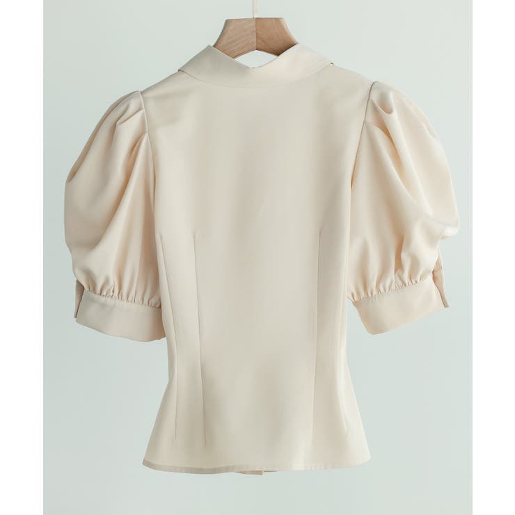 パワーショルダースタイルアップブラウス | SAISON DE PAPILLON  | 詳細画像37 
