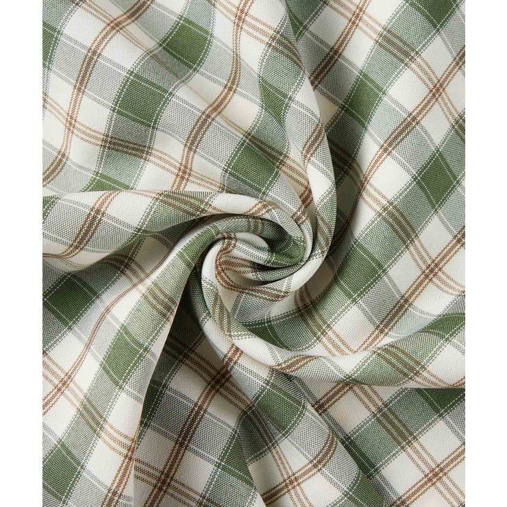 ニットトップスとチェック柄スカートのドッキングワンピース | SAISON DE PAPILLON  | 詳細画像25 