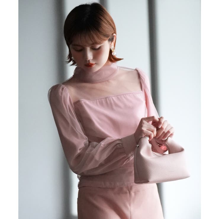 プチハイネックショート丈チュールトップス | SAISON DE PAPILLON  | 詳細画像40 