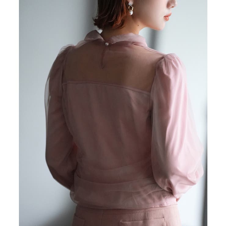 プチハイネックショート丈チュールトップス | SAISON DE PAPILLON  | 詳細画像43 