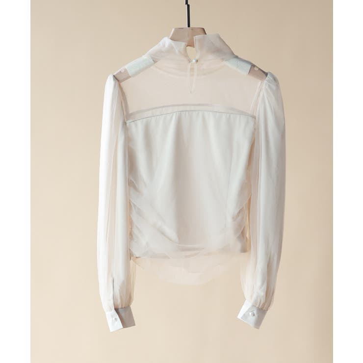 プチハイネックショート丈チュールトップス | SAISON DE PAPILLON  | 詳細画像51 