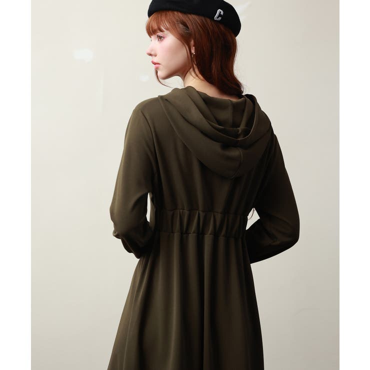 ウエストタックカットソーパーカーワンピース | SAISON DE PAPILLON  | 詳細画像22 