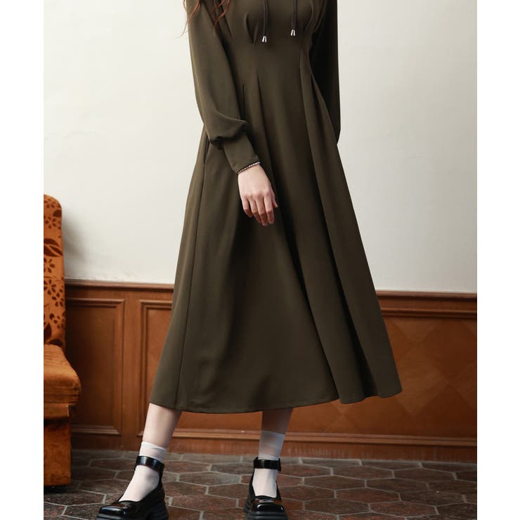 ウエストタックカットソーパーカーワンピース | SAISON DE PAPILLON  | 詳細画像23 