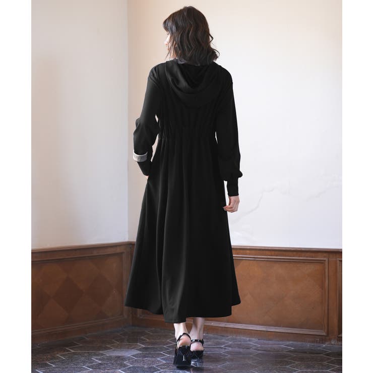 ウエストタックカットソーパーカーワンピース | SAISON DE PAPILLON  | 詳細画像28 