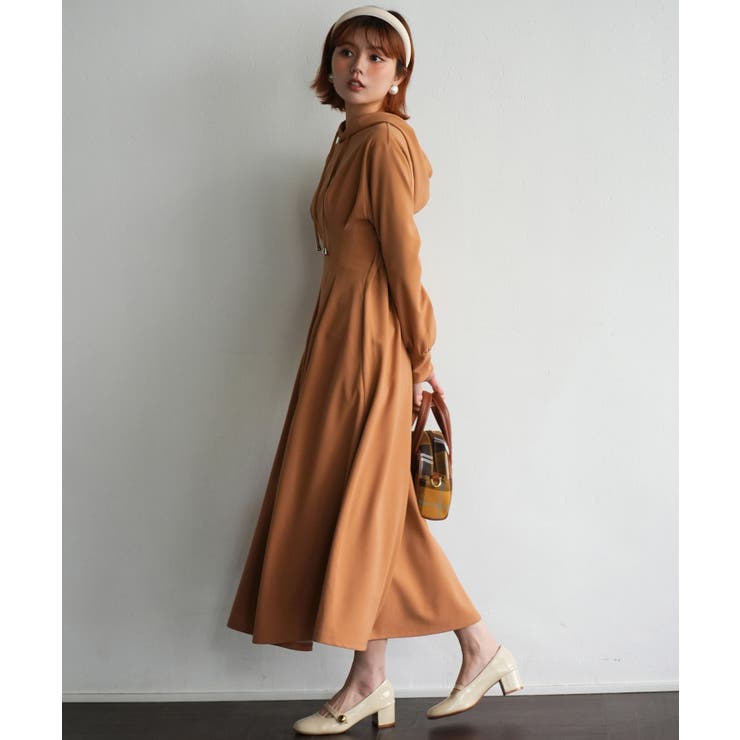 ウエストタックカットソーパーカーワンピース | SAISON DE PAPILLON  | 詳細画像34 