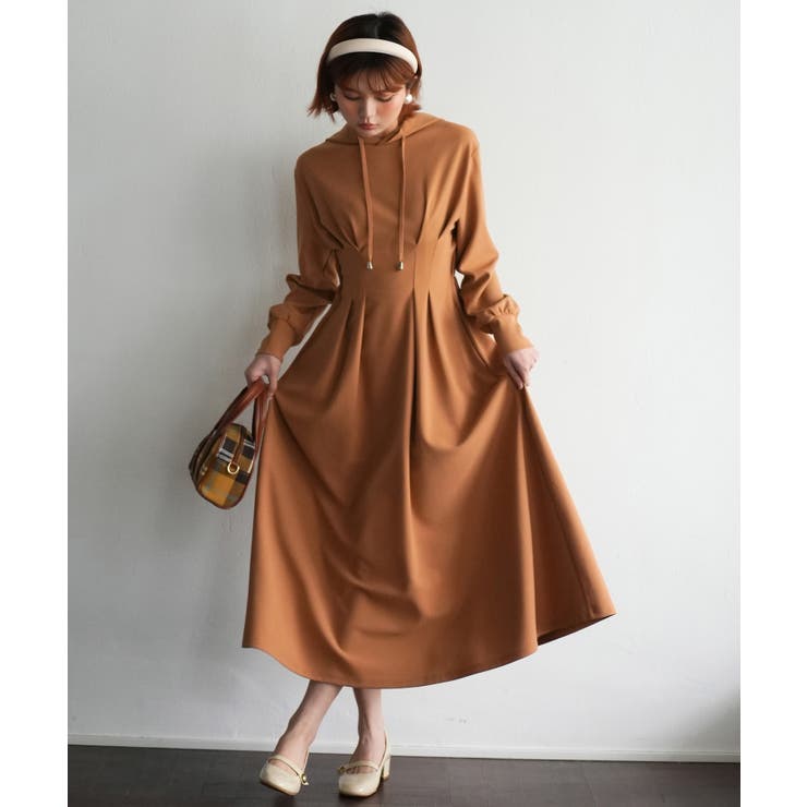 ウエストタックカットソーパーカーワンピース | SAISON DE PAPILLON  | 詳細画像36 