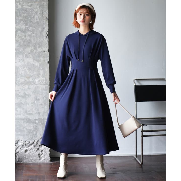 ウエストタックカットソーパーカーワンピース | SAISON DE PAPILLON  | 詳細画像40 