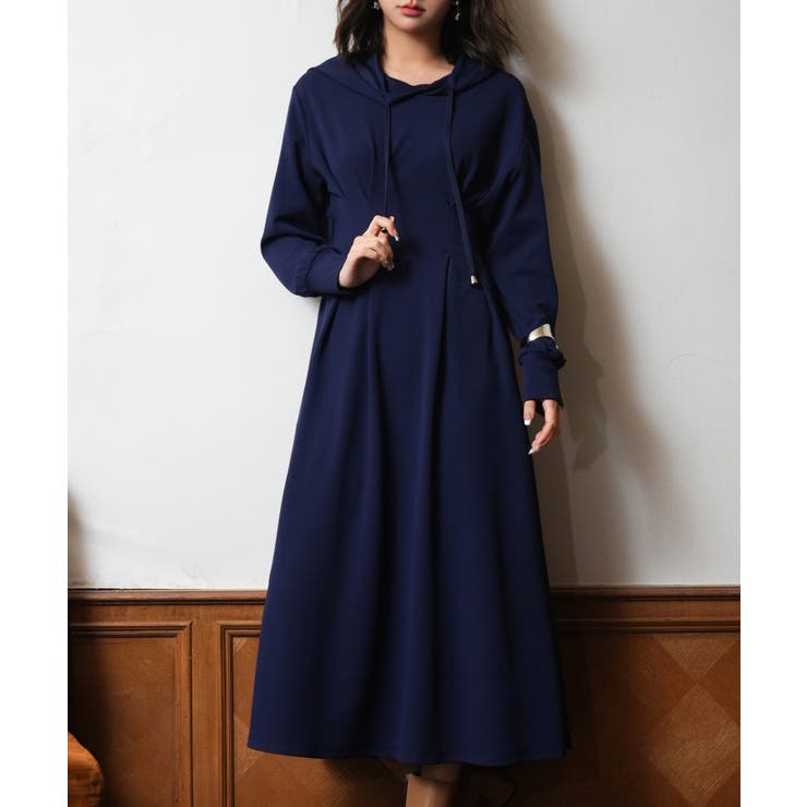 ウエストタックカットソーパーカーワンピース | SAISON DE PAPILLON  | 詳細画像46 