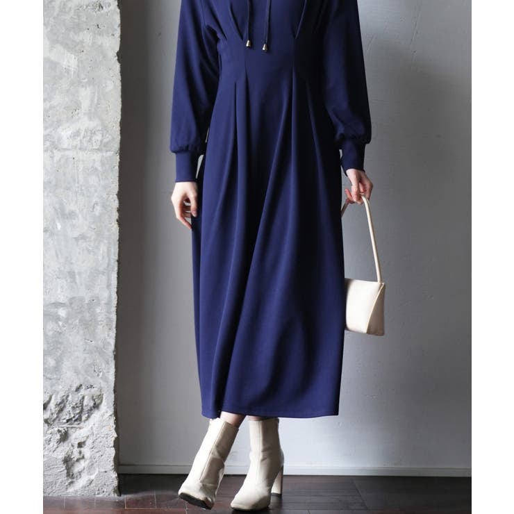 ウエストタックカットソーパーカーワンピース | SAISON DE PAPILLON  | 詳細画像48 