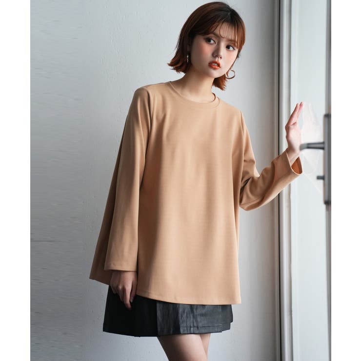 ゆったりシルエカットソートトップス | SAISON DE PAPILLON  | 詳細画像4 