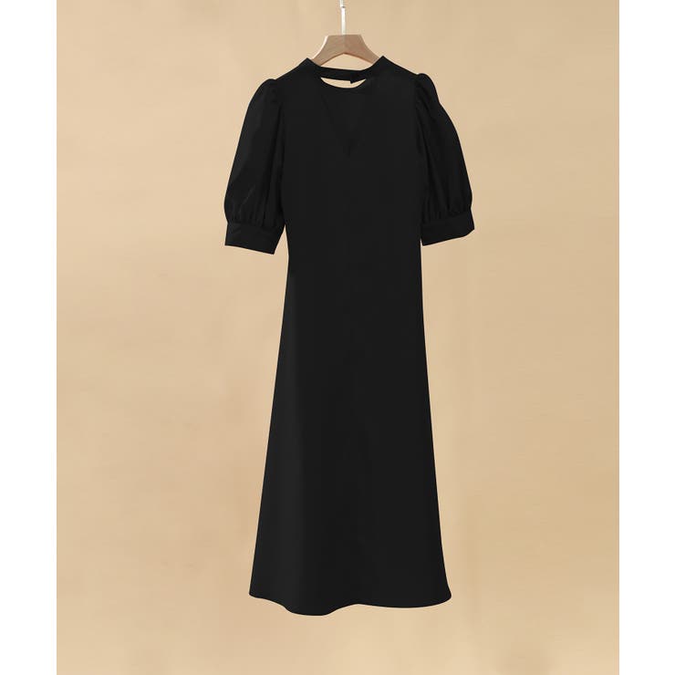 パフスリーブワンピース[品番：DSSW0004109]｜SAISON DE PAPILLON