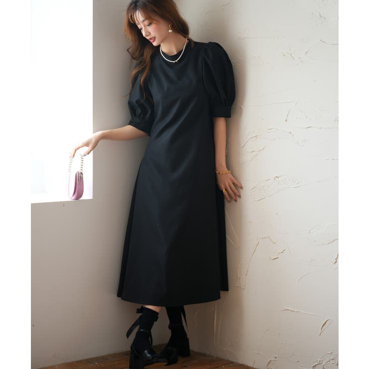 パフスリーブワンピース[品番：DSSW0004109]｜SAISON DE