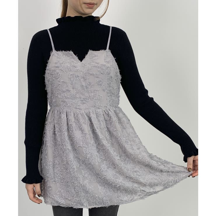 フラワーモチーフキャミトップス | SAISON DE PAPILLON  | 詳細画像3 