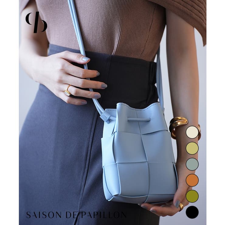 メッシュデザインミニショルダー | SAISON DE PAPILLON  | 詳細画像1 