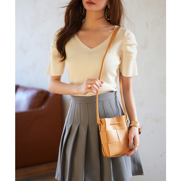 メッシュデザインミニショルダー | SAISON DE PAPILLON  | 詳細画像7 