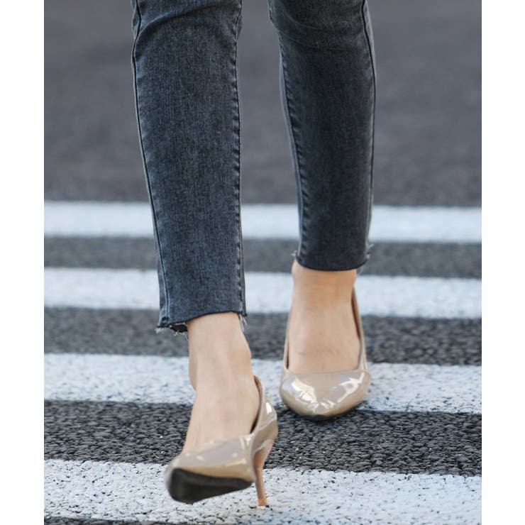 裏起毛ハイウエストストレッチスキニーデニムパンツ | SAISON DE PAPILLON  | 詳細画像11 