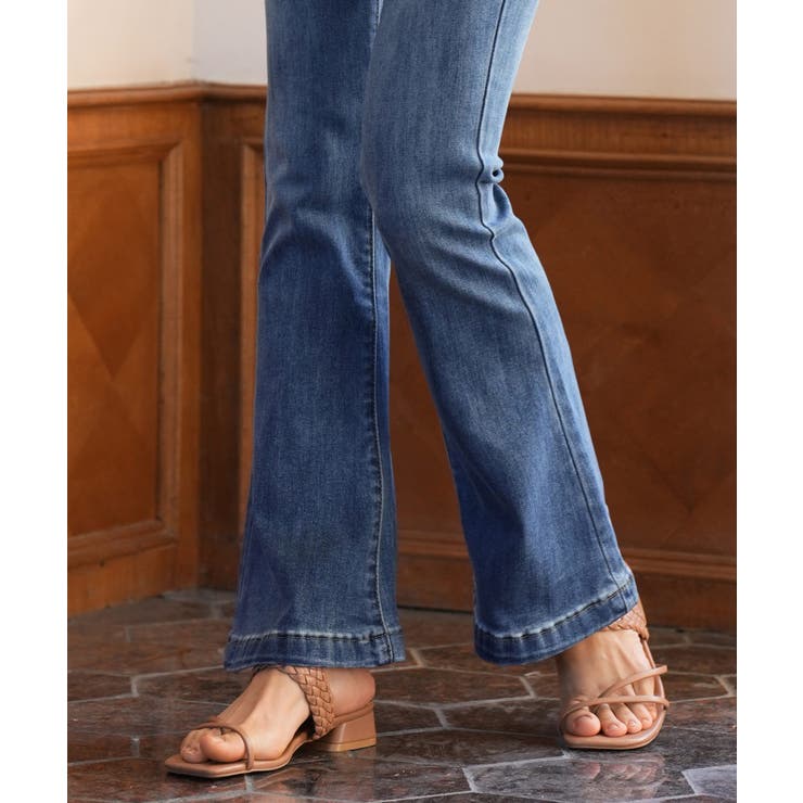 ハイライズフレアデニムパンツ | SAISON DE PAPILLON  | 詳細画像19 